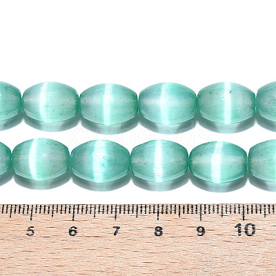 Dyed Natural Selenite Beads Strands G-T138-232E-1