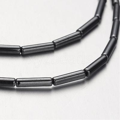Non-magnetic Synthetic Hematite Bead Strands G-F300-37B-09-1