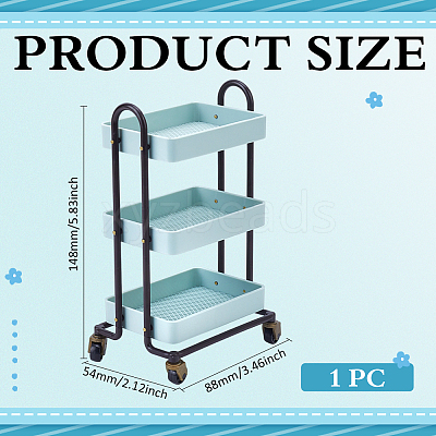 Plastic Small Cart Mini Model DIY-WH0671-321A-1