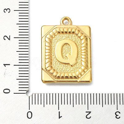 Ion Plating(IP) 304 Stainless Steel Pendants STAS-U033-01G-Q-1