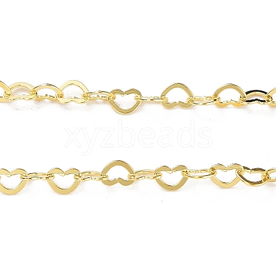 925 Sterling Silver Heart Link Chains STER-NH0001-28B-G-1
