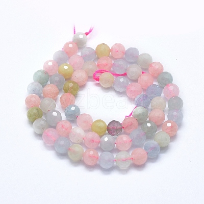 Natural Morganite Beads Strands G-D0013-46-1