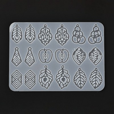 Pendant Silicone Molds X-DIY-L021-71-1