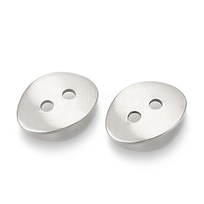 Tarnish Resistant 201 Stainless Steel Buttons X-STAS-T047-07-1