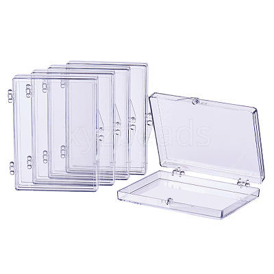 Transparent Plastic Bead Containers CON-BC0004-56-1