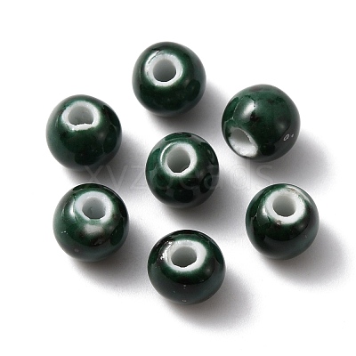 Handmade Porcelain Beads PORC-WH0015-01H-1