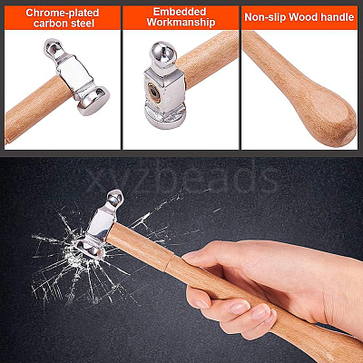 Carbon Steel Chasing Hammers TOOL-WH0072-03-1