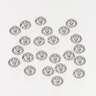 Rondelle Tibetan Silver Spacer Beads LS-AB937-NF-1