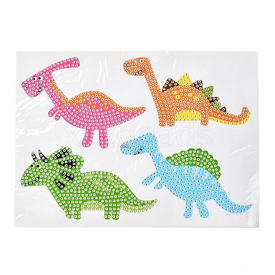 DIY Dinosaur Diamond Painting Stickers Kits For Kids DIY-O016-08-1