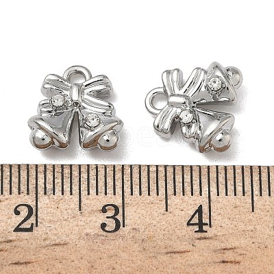 Christmas Alloy Crystal Rhinestone Pendants FIND-L026-01C-P-1