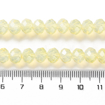 Baking Paint Transparent Glass Beads Strands DGLA-A034-J8MM-D06-1