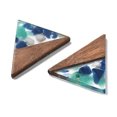 Resin and Walnut Pendants FIND-R051-01D-1
