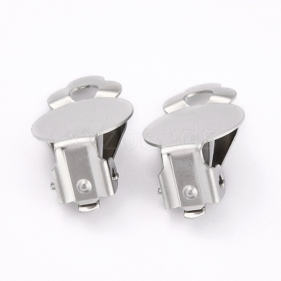 Tarnish Resistant 304 Stainless Steel Clip-on Earring Setting STAS-L244-49P-1