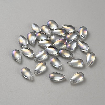 Glass Charms GLAA-WH0033-91A-1