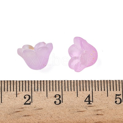 Frosted Glass Bead Cap FGLA-C001-01F-1