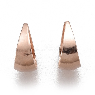 304 Stainless Steel Snap On Bails STAS-P249-06RG-1