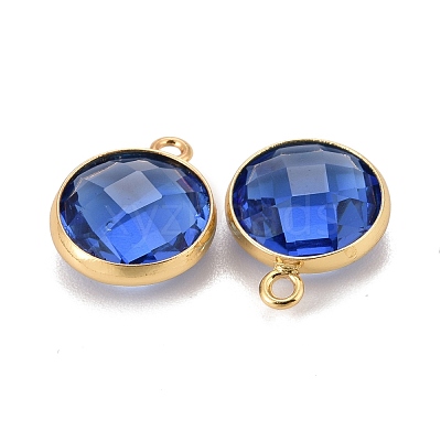 Glass Charms KK-C228-02G-M1-1