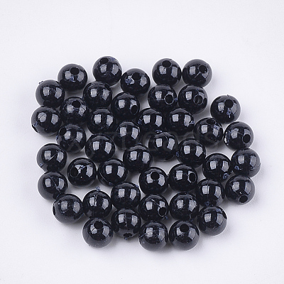 Opaque Plastic Beads KY-T005-6mm-616-1