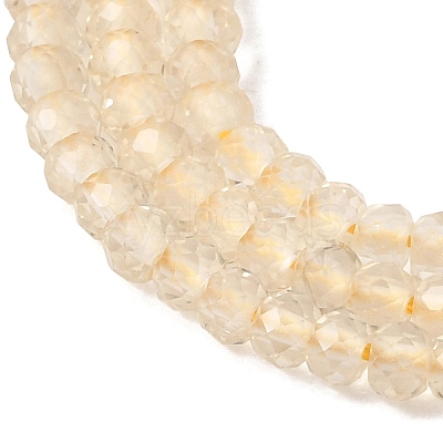Heated Natural Lemon Quartz Beads Strands GG-CBA4808-A01-01-1