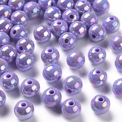 Opaque Acrylic Beads MACR-S370-D10mm-SS2114-1