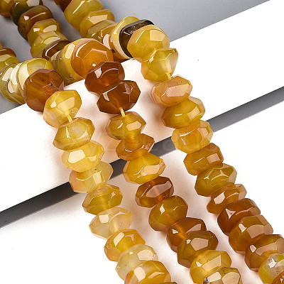 Natural Agate Beads Strands G-N356-01A-18-1