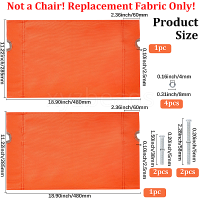 Cloth Folding Chair Cover AJEW-WH20001-78A-02-1