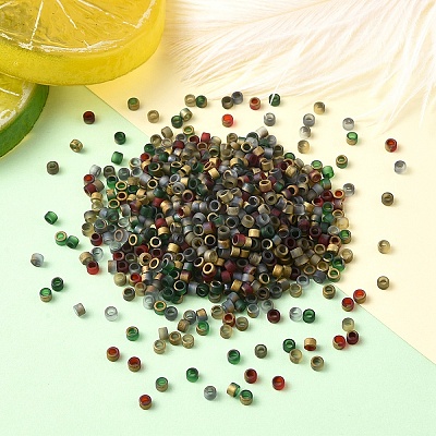 10.5G 3 Colors Baking Paint Glass Seed Beads FIND-YW0007-89A-1