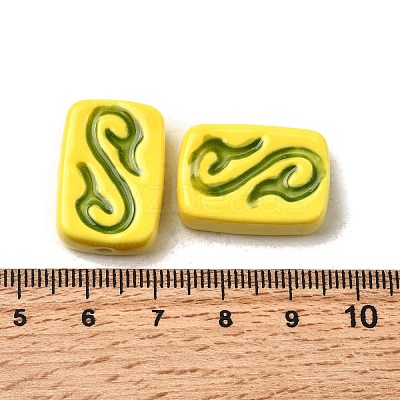 Handmade Porcelain Beads PORC-K010-02F-1