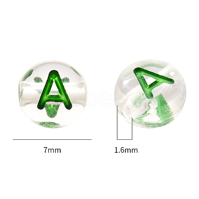 Transparent Clear Acrylic Beads MACR-YW0001-23D-1