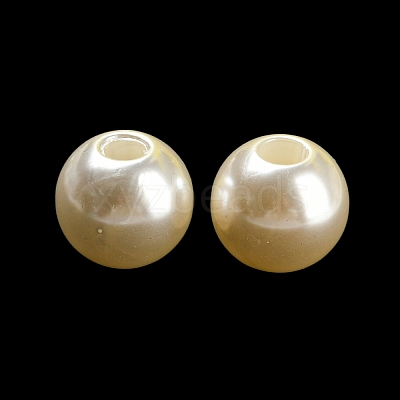 ABS Plastic Imitation Pearl Bead KY-C017-18C-1
