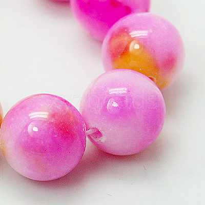 Jade Beads Strands G-D264-6mm-XH09-1