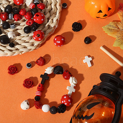 Halloween Theme DIY Jewelry Making Kits DIY-CA0007-72-1