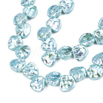 ABS Plastic Imitation Pearl Beads Strands KY-N015-01C-1