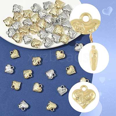 80Pcs 2 Colors CCB Plastic Charms CCB-FS0001-15-1