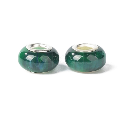 Rondelle Resin European Beads RPDL-A001-02-03-1