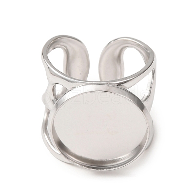 304 Stainless Steel Cuff Ring Components SA-CBA76C4-02P-05-1