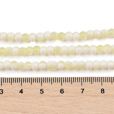 Frosted Crackle Glass Beads X1-GLAA-U001-4mm-M11-1