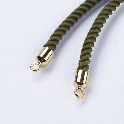 Nylon Twisted Cord Bracelet Making MAK-F018-15G-RS-1
