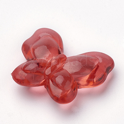 Transparent Acrylic Beads X-TACR-T002-18-1