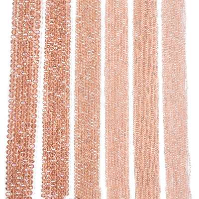 Electroplate Glass Beads Strands EGLA-D020-3x2mm-69-1