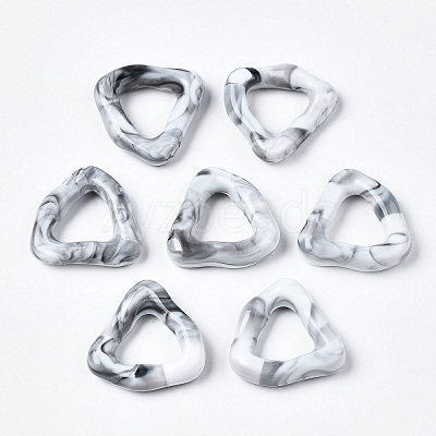 Opaque Resin Finger Rings RJEW-T013-005-A01-1