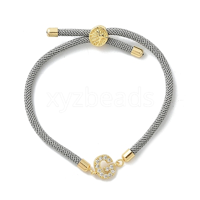 Adjustable Nylon Cord Bracelets X-BJEW-C096-01G-07-1