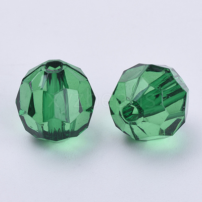 Transparent Acrylic Beads TACR-Q257-10mm-V17-1