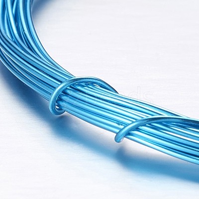 Round Aluminum Craft Wire AW-D009-0.8mm-10m-16-1