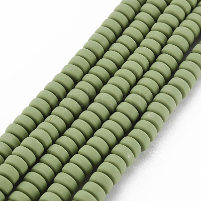 Handmade Polymer Clay Beads Strands CLAY-N008-008-202-1