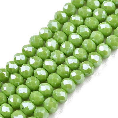 Electroplate Glass Beads Strands LS-EGLA-A044-P3mm-A30-1