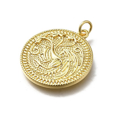 Brass Pendants KK-C090-41G-05-1
