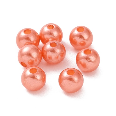 Imitation Pearl Acrylic Beads PL609-04-1