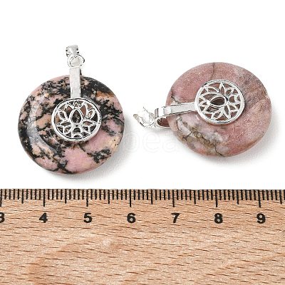 Natural Rhodonite Pendants GG-CBAF4FB-02S-B09-1