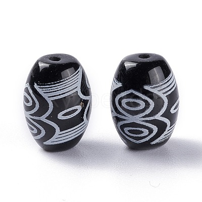 Tibetan Style dZi Beads TDZI-Z001-02-1